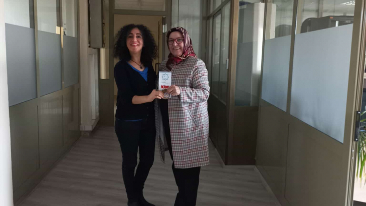 TÜRK ŞEKER GENEL MÜDÜRLÜĞÜNDEKİ ÜYELERİMİZE ALTIN DAĞITTIK.