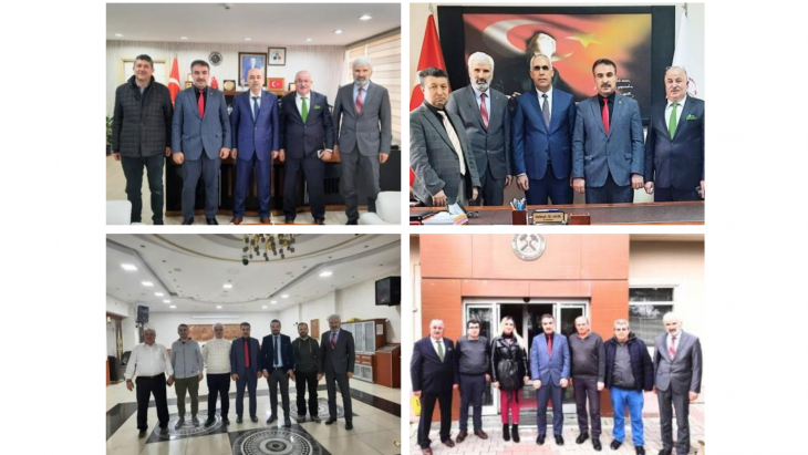 Başkan Yücel Eskişehir, Kütahya, Bursa, Balıkesir ve Çanakkale İllerine Ziyaretlerde Bulundu.