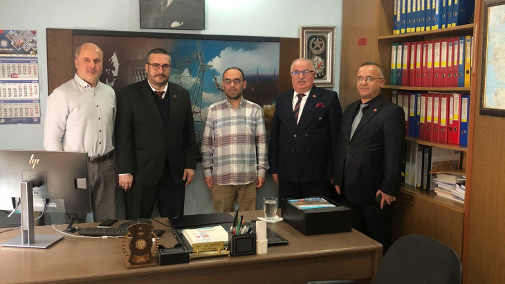 TEİAŞ 2. Bölge Balıkesir İletim Şebekeleri İşletme ve Bakım Müdürü Sayın Hayri GEÇEROĞLU Bey ziyaret edildi.